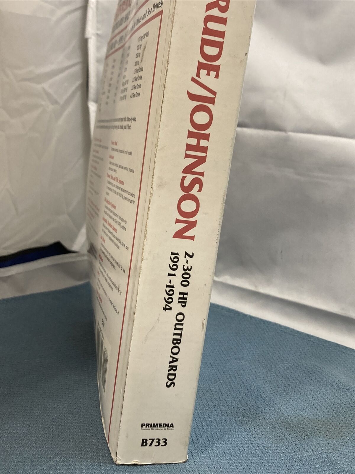 CLYMER EVINRUDE/JOHNSON B733 OUTBOARD SHOP MANUAL 1991-1994 024185762041