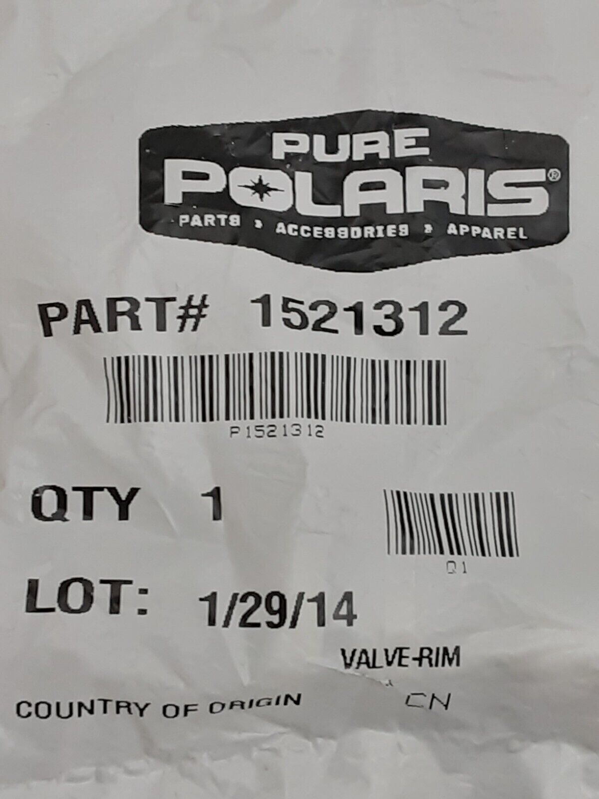 NEW GENUINE POLARIS 1521312 VICTORY VALVE-RIM HAMMER SPORT JACKPOT KINGPIN 09-14
