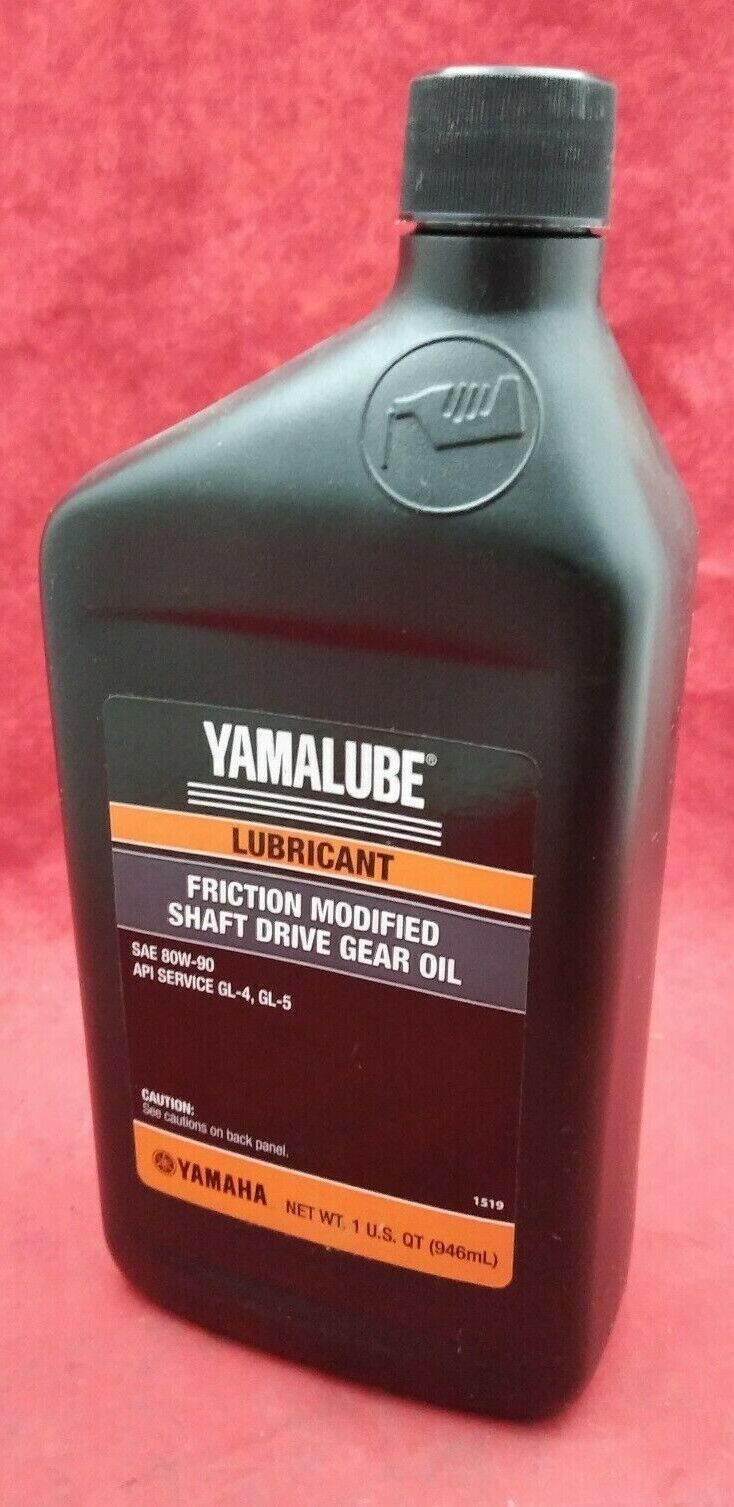 NEW Yamalube Friction Modified Shaft Drive Gear Oil 80W-90 1QT ACC-SHAFT-LU-00