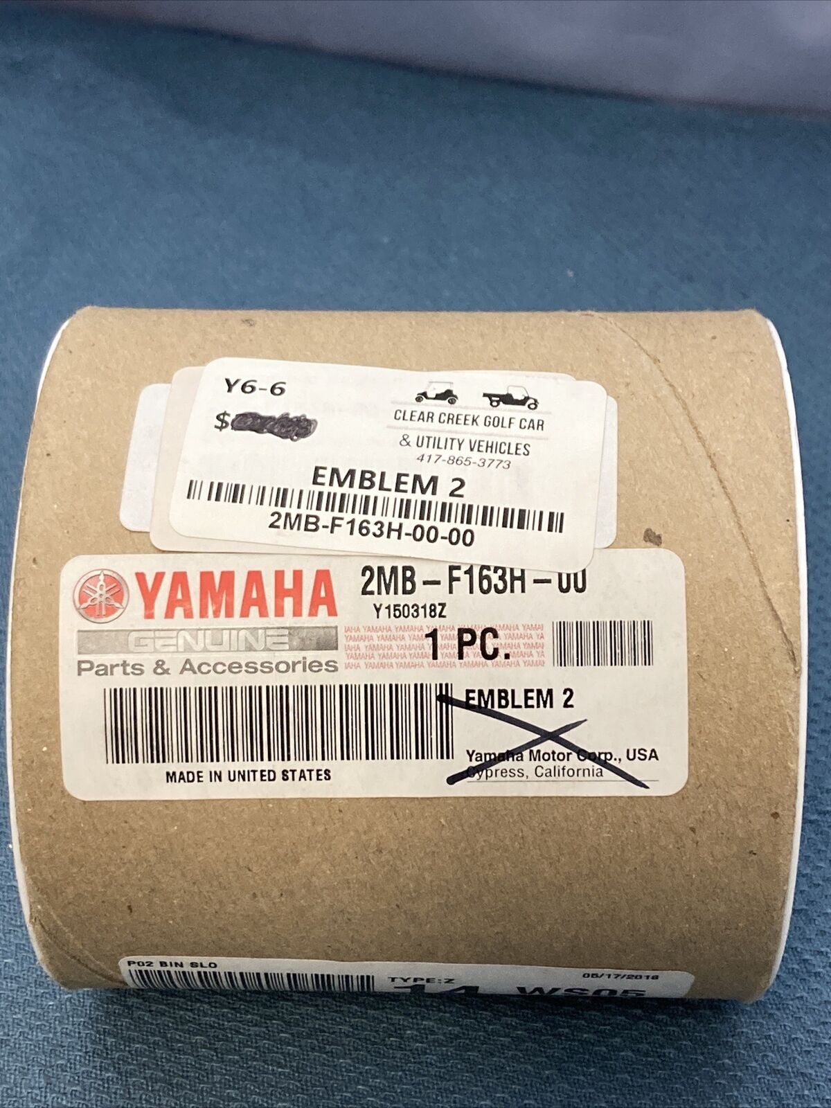 NEW GENIUNE YAMAHA 2MB-F163H-00 Emblem LABEL 2