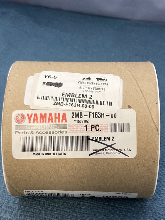 NEW GENIUNE YAMAHA 2MB-F163H-00 Emblem LABEL 2