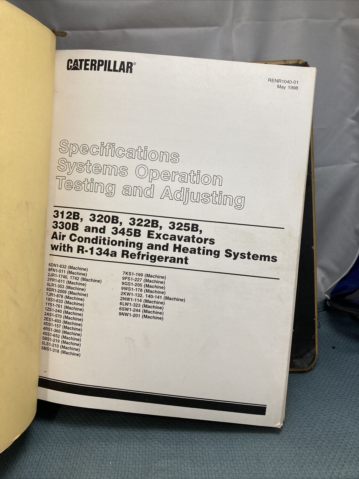 GENUINE CAT/CATERPILLAR SENR1925 SERVICE MANUAL 345B 345B L EXCAVATORS VOLUME II