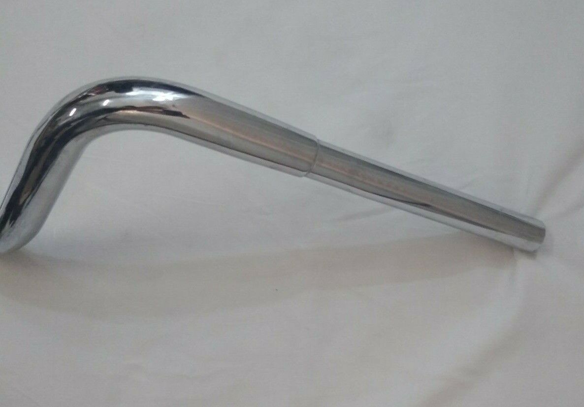 Wild1 Chubbys Chrome Motorcycle Handlebars / 1" / 10" Risers / 12" Handle Length