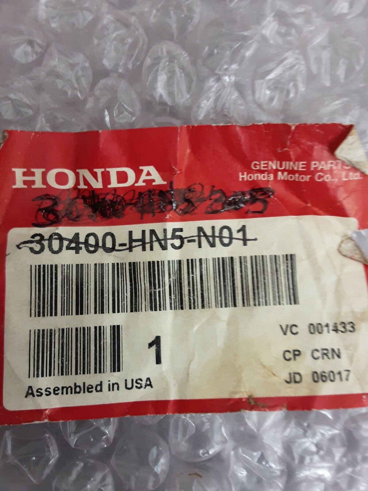 NEW GENUINE HONDA 30400-HN5-N01 MODULE, IGNITION CTL TRX350