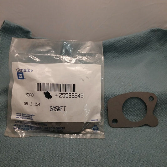 QTY 2, NEW GENUINE GM 25533243 Gasket, Engine Coolant Outlet