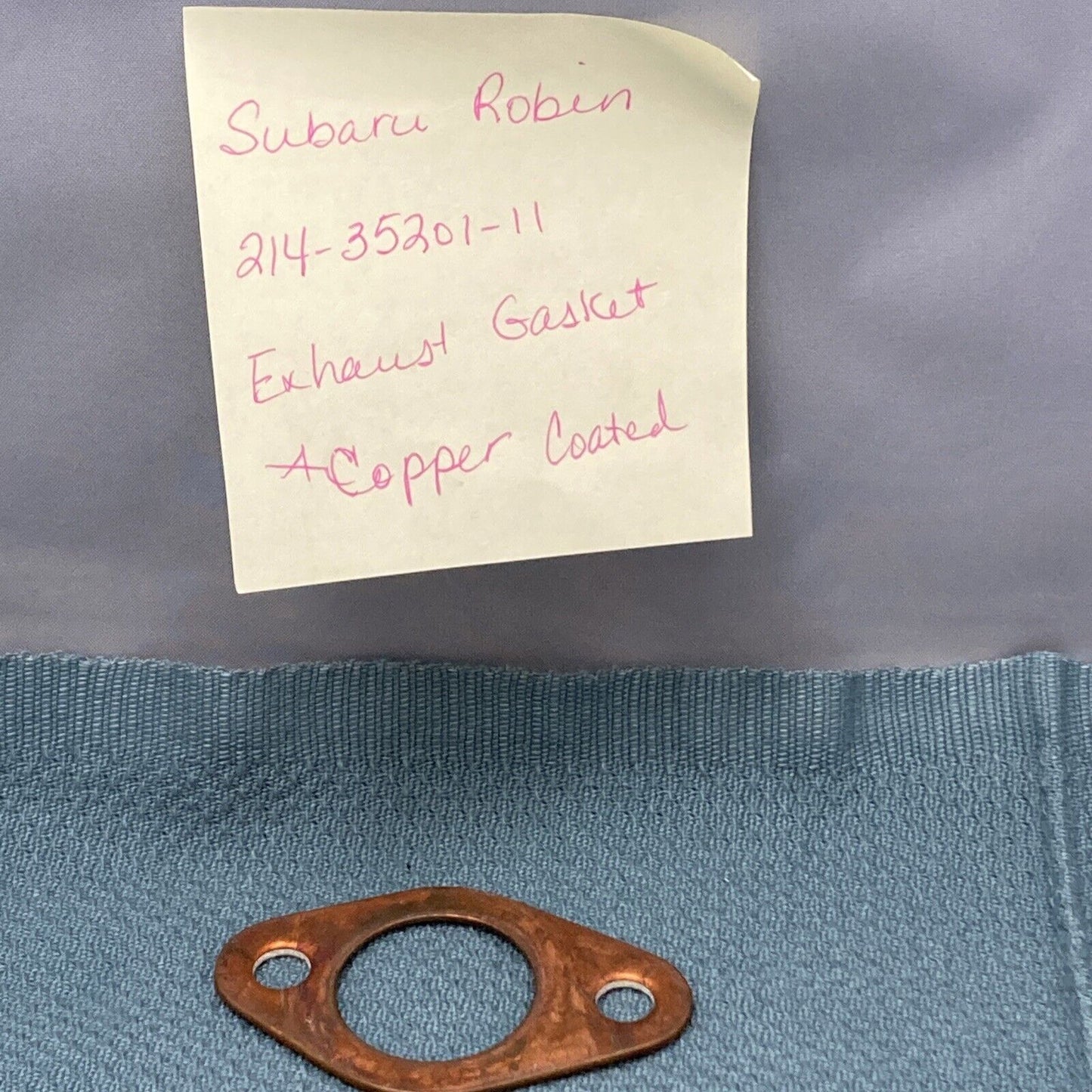 NEW REPLACES SUBARU ROBIN 214-35201-11 EXHAUST GASKET *COPPER COATED