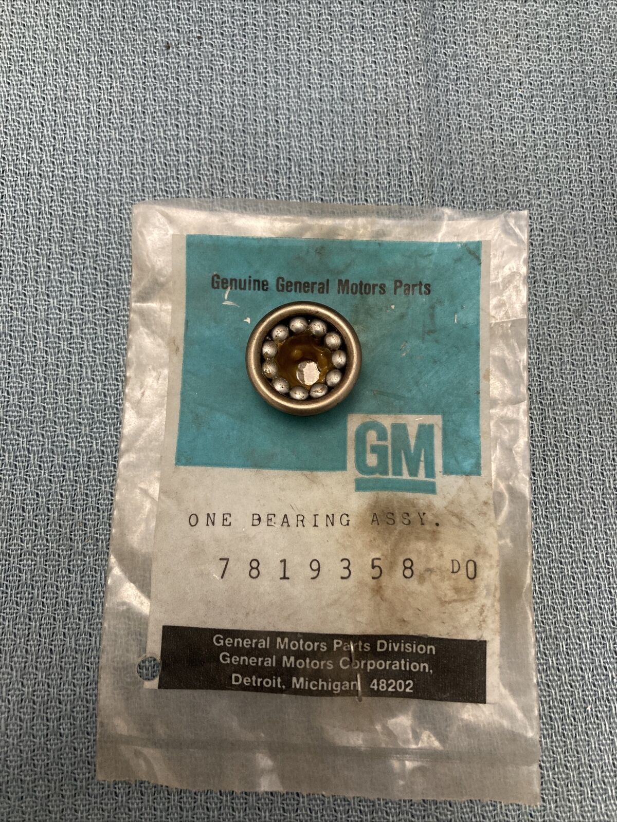 NEW GENUINE GM 7819358 BEARING, ROLLER, STEERING GEAR