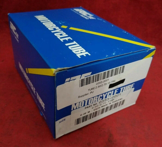 NEW IRC 0353-0001 Motorcycle Tire Tube 2.5/2.75-15