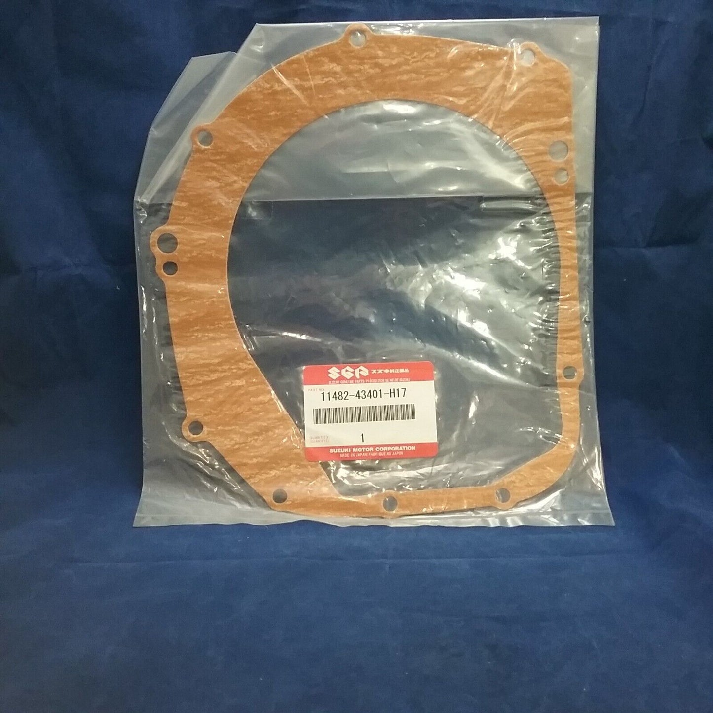 NEW GENUINE SUZUKI 11482-43401-H17 GASKET, CLUTCH COVER GS550