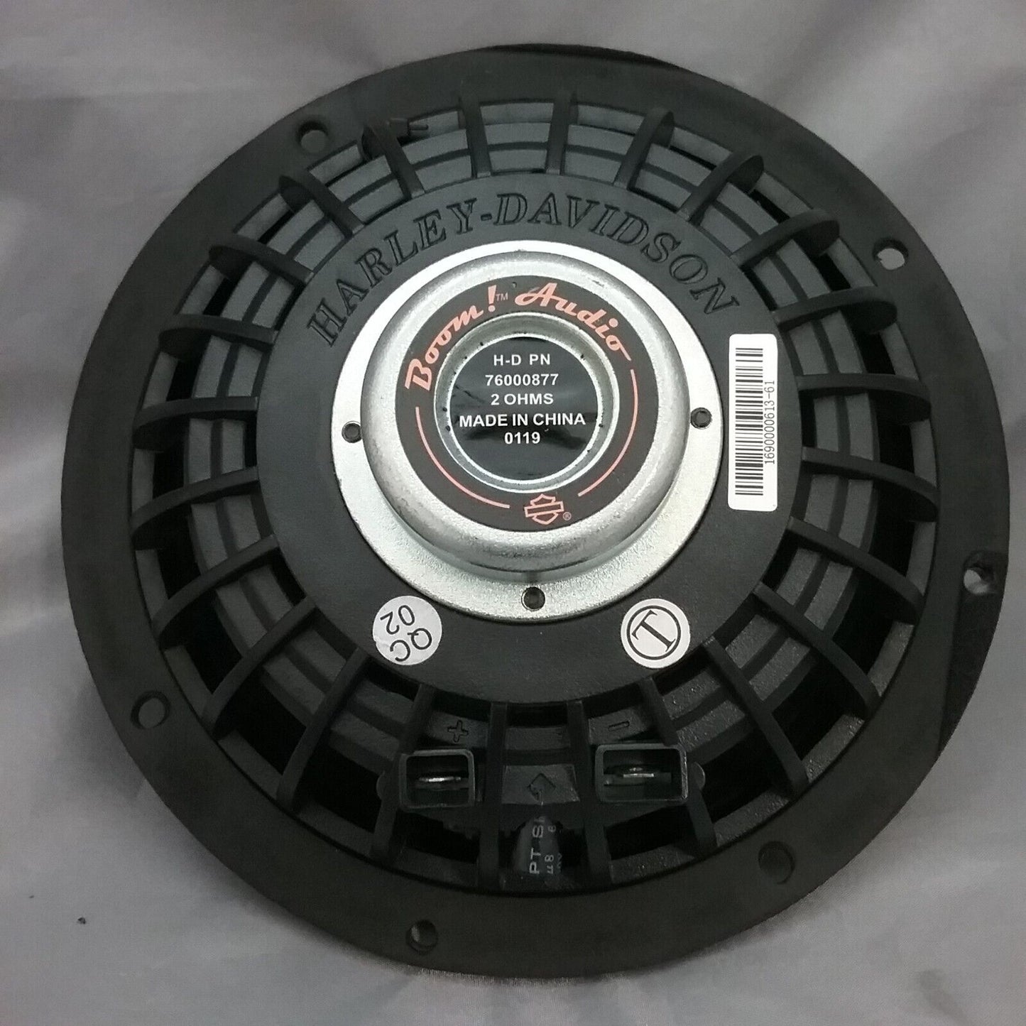 GENUINE HARLEY DAVIDSON 76000877 BOOM AUDIO 6.25" TOURING SPEAKER