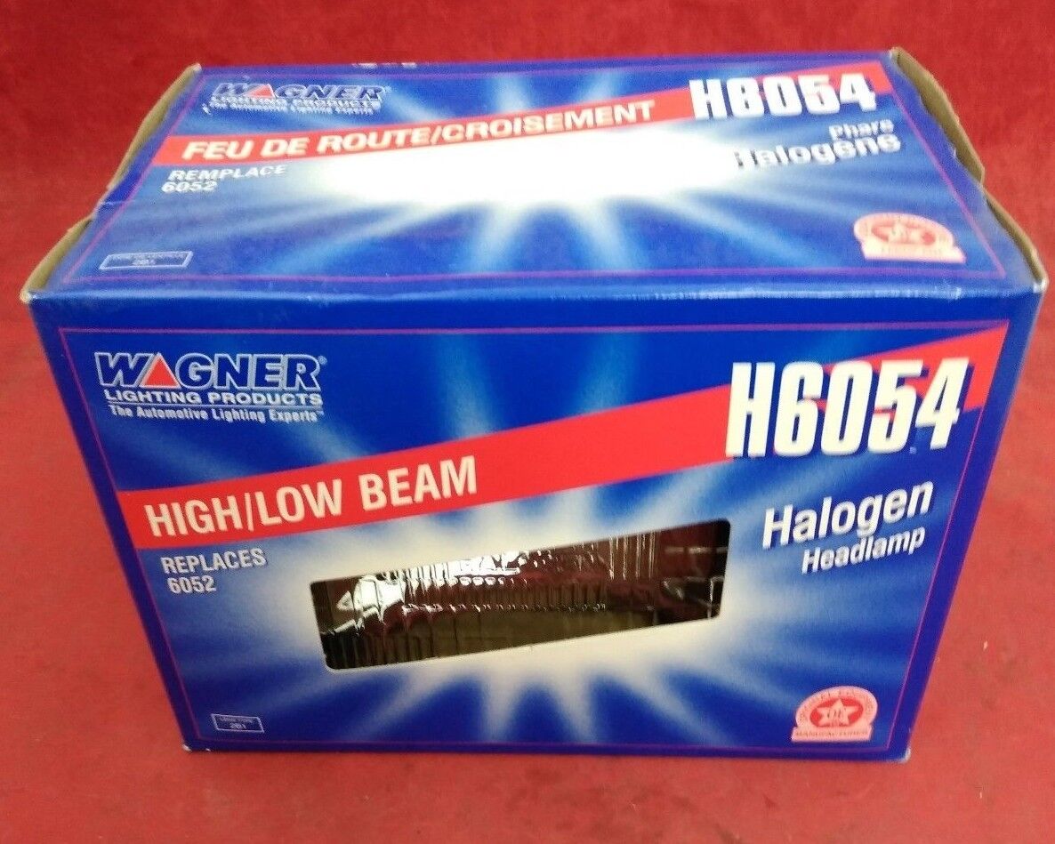 NEW Wagner Lighting Products High/Low Beam Halogen Headlamp H6054 /Replaces 6052