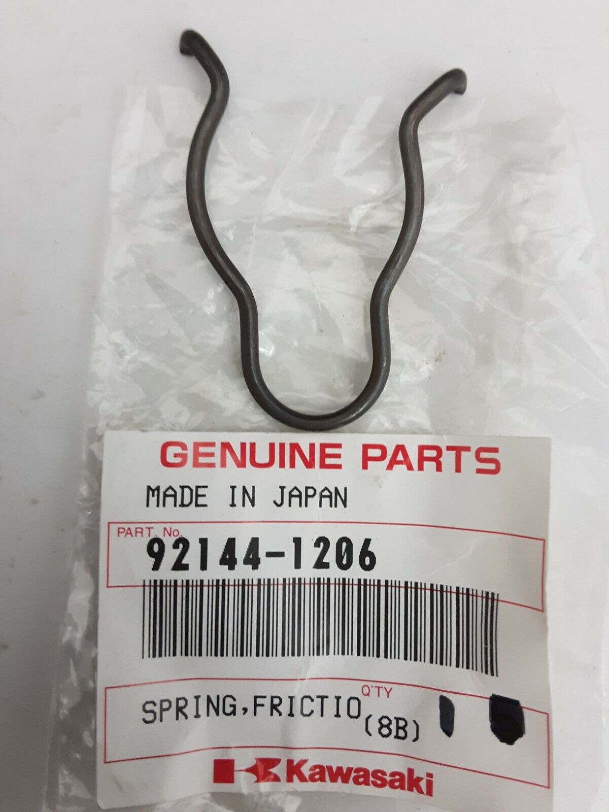 NEW GENUINE KAWASAKI 92144-1206 SPRING,FRICTION Bayou KLF300 KVF400 KEF300