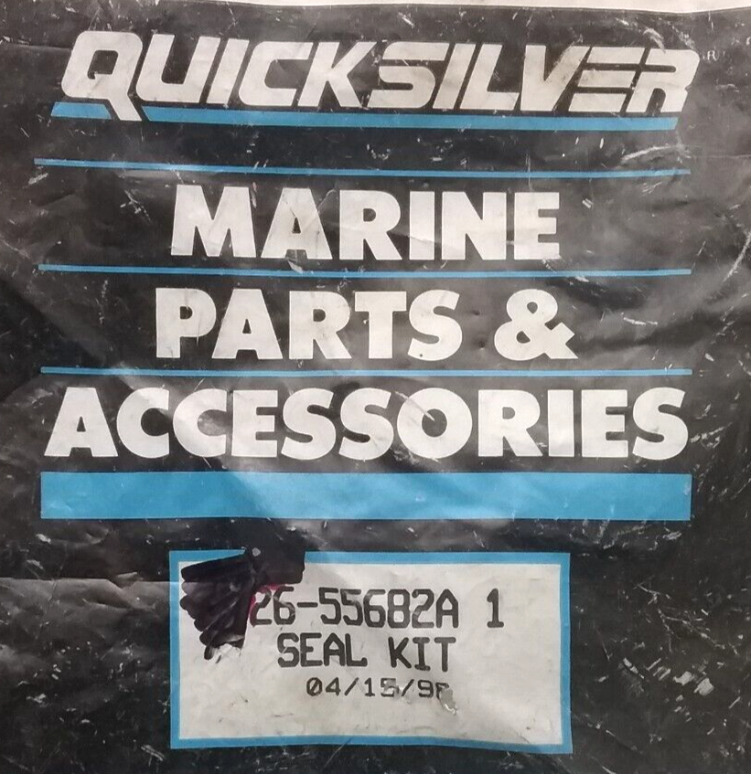 NEW QUICKSILVER 26-55682A1 GEAR HOUSING SEAL KIT MERCURY OUTBOARD 75-175HP