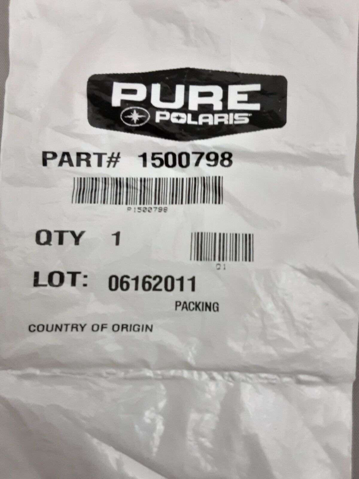 NEW GENUINE POLARIS 1500798 PACKING V09HB36 V09CB26 V09SB36 2009-2014