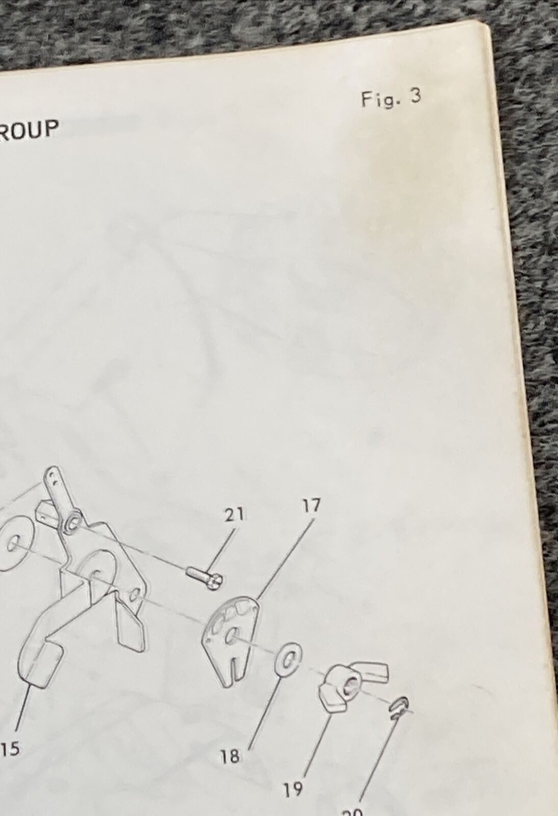 TELEDYNE WISCONSIN ROBIN EY18-3W LOOSE-LEAF SERVICE PARTS MANUAL