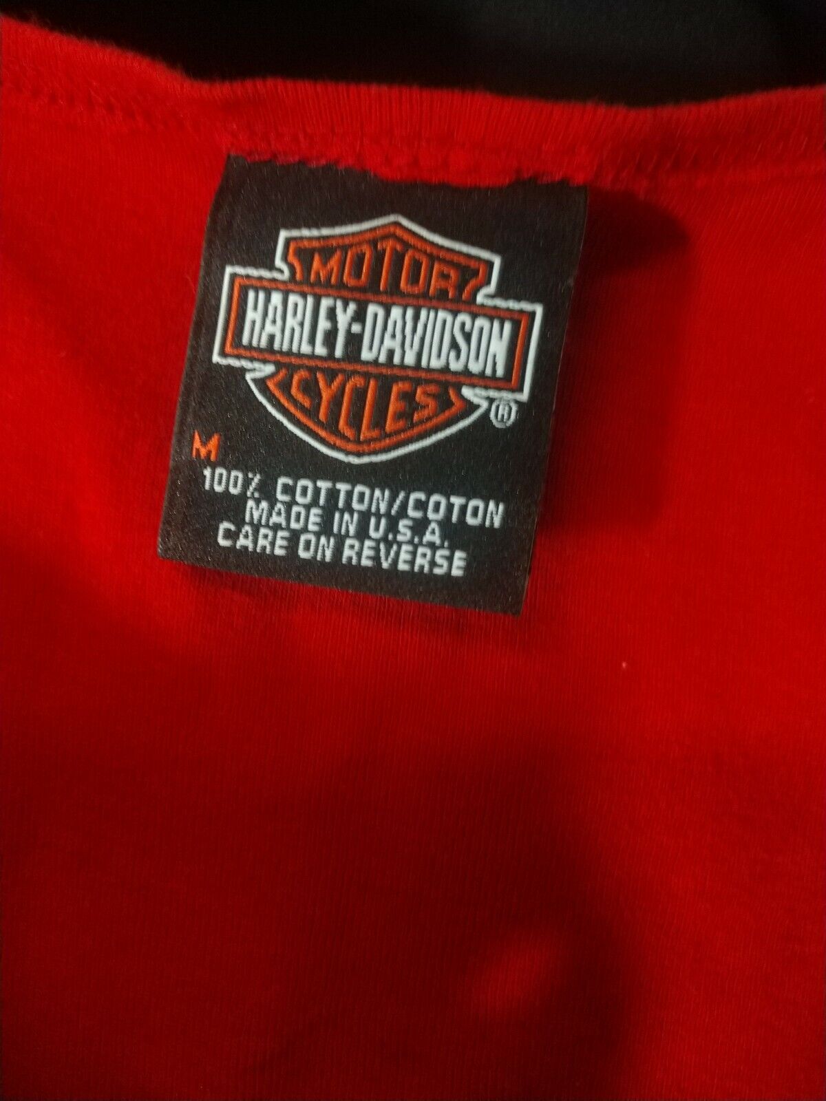 Women's Harley Davidson Red T-Shirt Size Med Nassau County Bellmore, NY