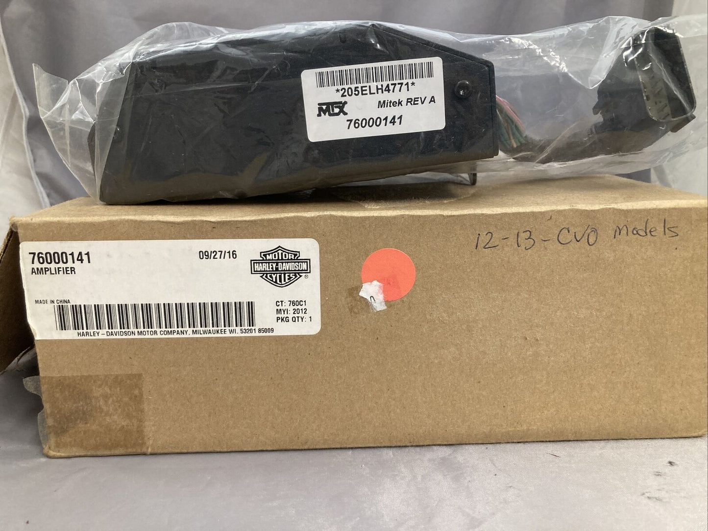 NEW GENUINE HARLEY DAVIDSON 76000141 AMPLIFIER