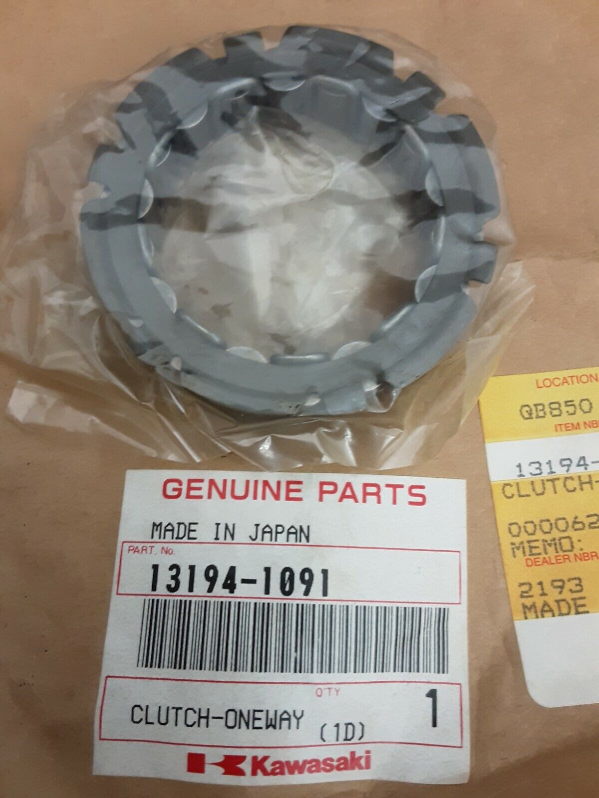 NEW GENUINE KAWASAKI 13194-1091 CLUTCH-ONEWAY Bayou KLF300 KEF300
