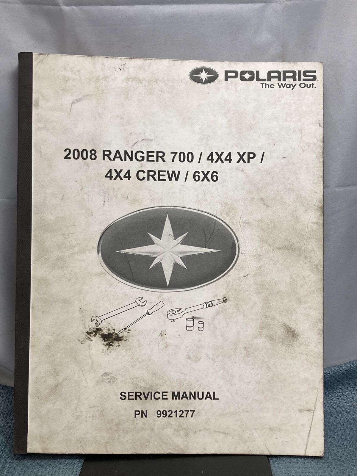 GENUINE POLARIS 9921277 RANGER 700 4X4 XP/ 4X4 CREW/ 6X6 SERVICE MANUAL 2008