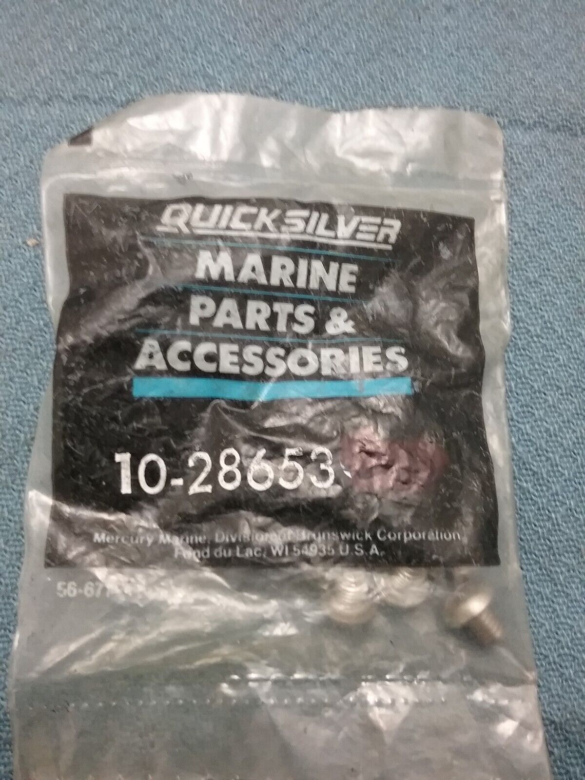NEW QUICKSILVER 10-28653 SCREW QTY15  Mercury Outboard 300 4 40 70HP
