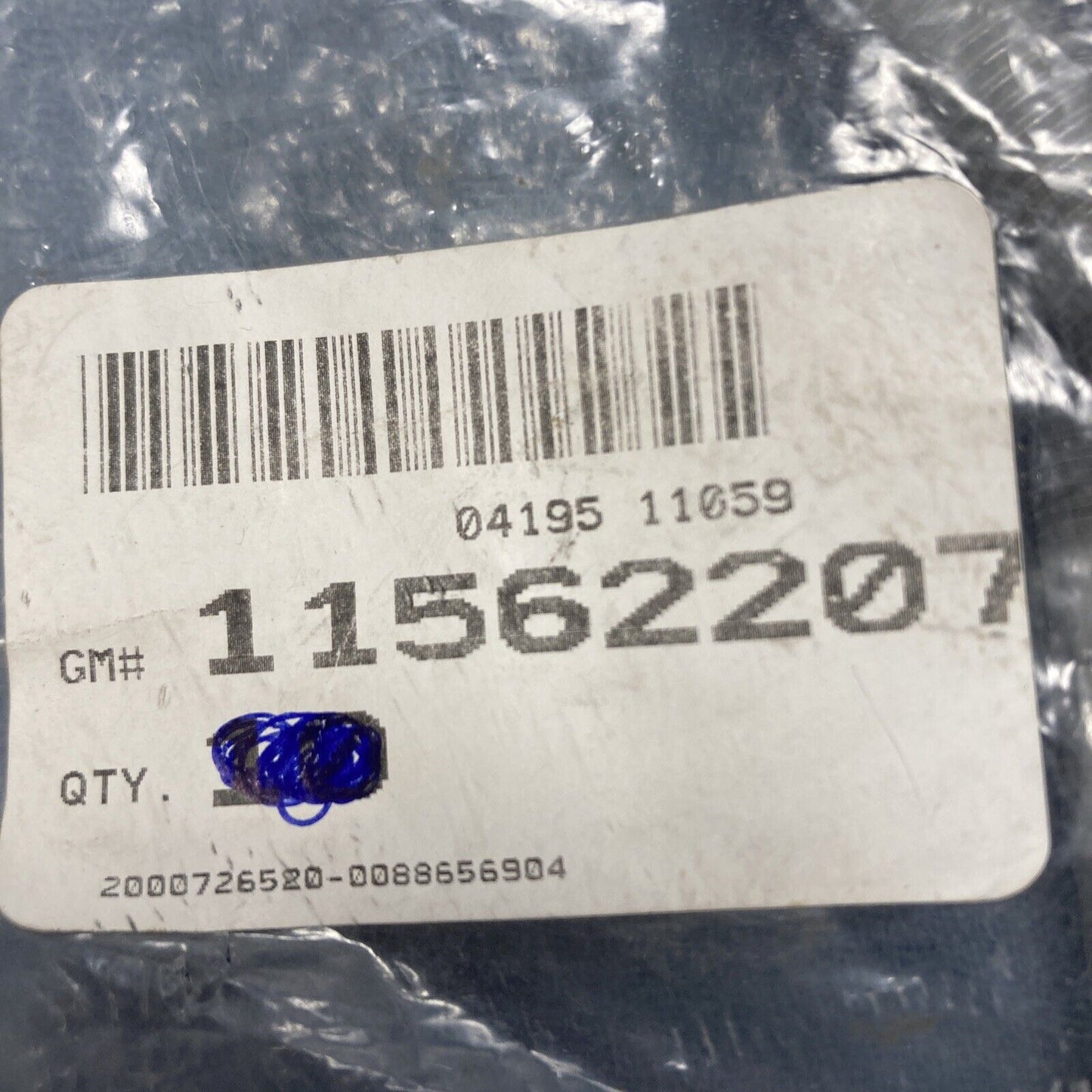 QTY 2, NEW GENUINE GM 11562207 Engine Cylinder Head Bolt M11x1.5x115