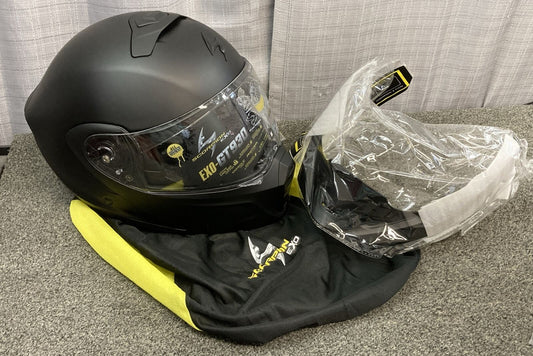 NEW SCORPION EXO 75-2028M EXO-GT930 EXO-Com Modular Helmet Matte Black M