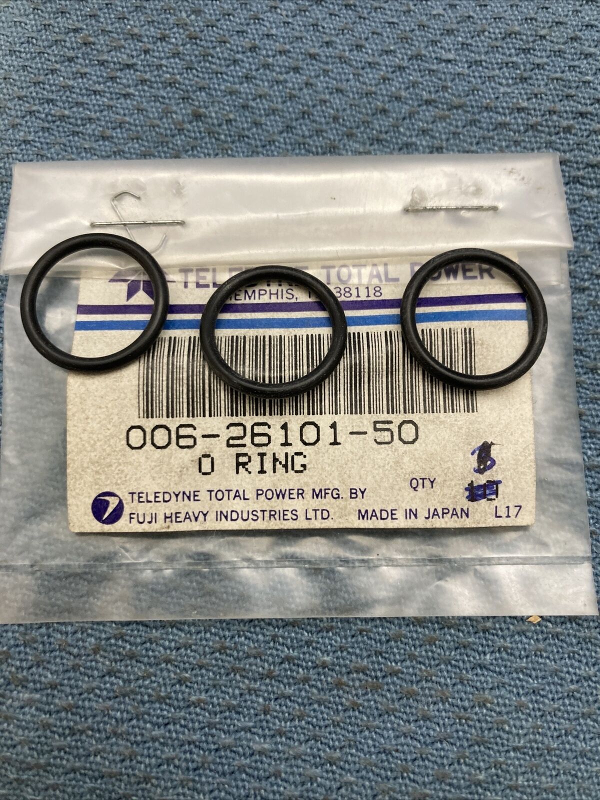 QTY 3 NEW GENUINE WISCONSIN SUBARU ROBIN TELEDYNE  006-26101-50 O RING