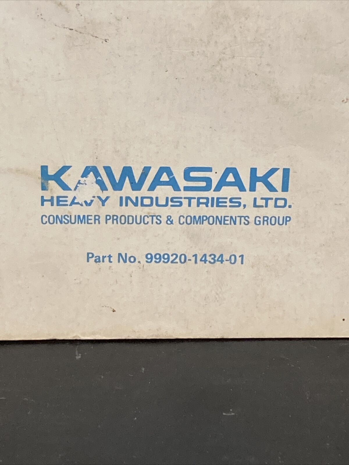 KAWASAKI 99920-1434-01 JET SKI 550 OWNERS MANUAL JS550-A7