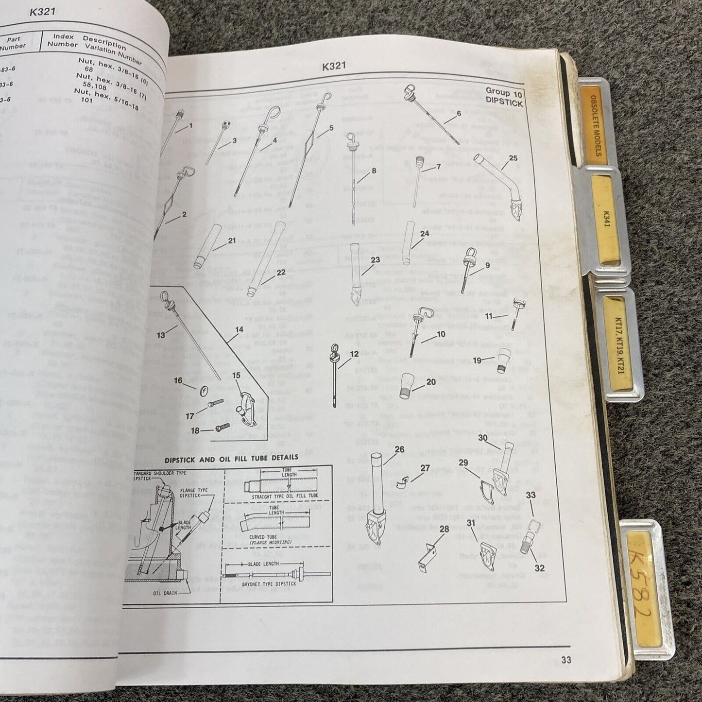 GENUINE KOHLER K-SERIES PARTS MANUALS