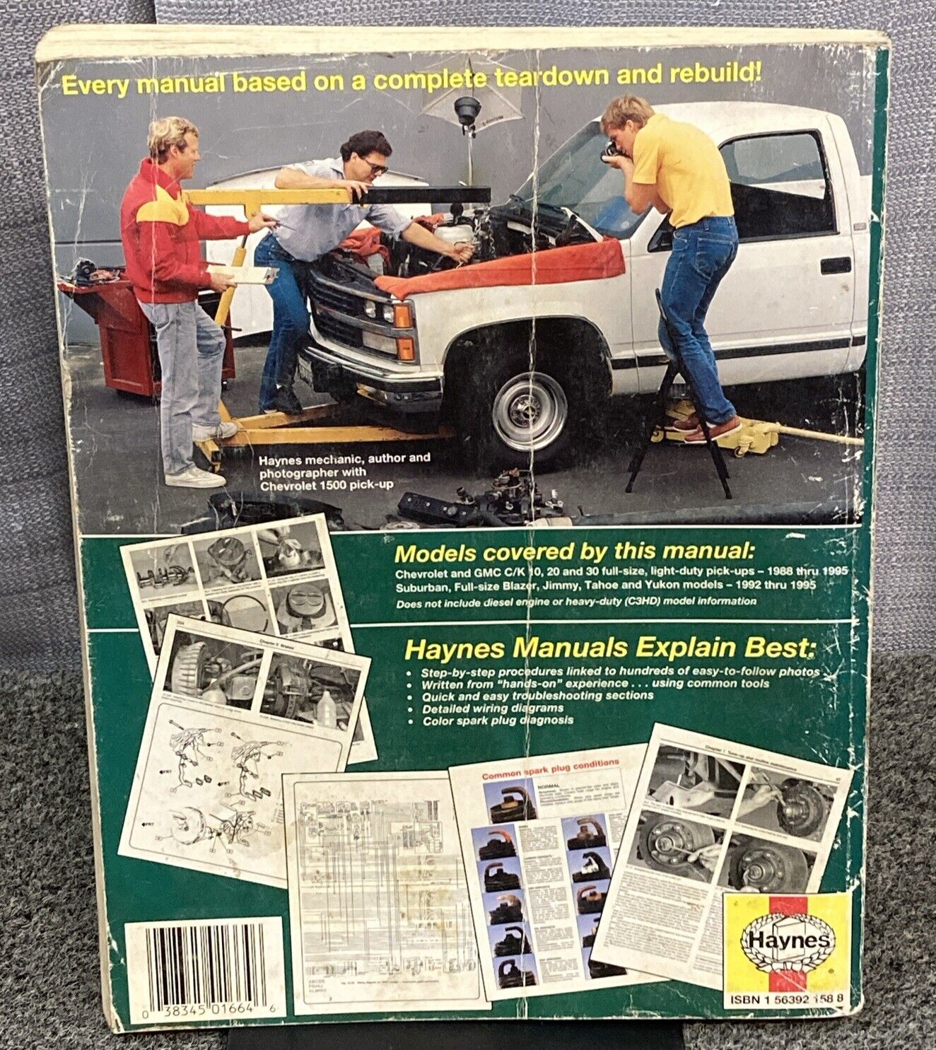 GENUINE HAYNES 24065 AUTOMOTIVE REPAIR MANUAL CHEVROLET & GMC PU 88-95