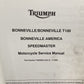 TRIUMPH T3850902 BONNEVILLE/SPEEDMASTER SERVICE MANUAL ISSUE 3, 11.2002