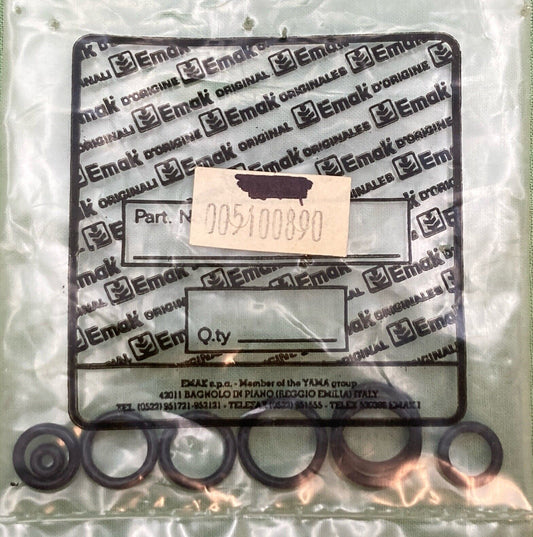 NEW GENUINE EMAK CHAINSAW 005100890 8 PCS OIL PUMP O RING KIT