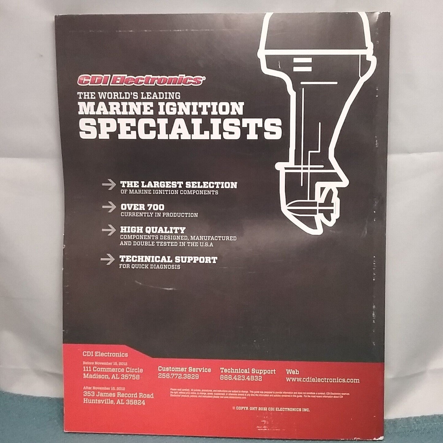 CDI ELECTRONICS 961-0002 OUTBOARD IGNITION TROUBLESHOOTING GUIDE 5TH EDITION