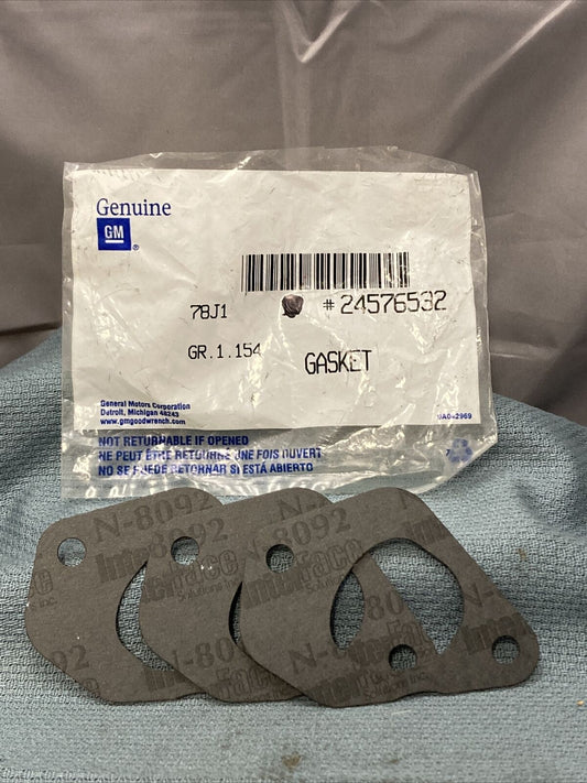 QTY 3 NEW GENUINE GM 24576532 GASKET, ENGINE WATER OUTLET ADAPTER 1998-2003