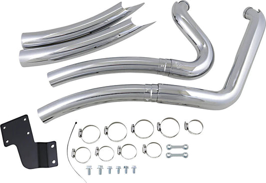 NEW GENUINE VANCE & HINES VH0110 BIG RADIUS 2-INTO-2 FOR 2013 SOFTAIL 1800-1582