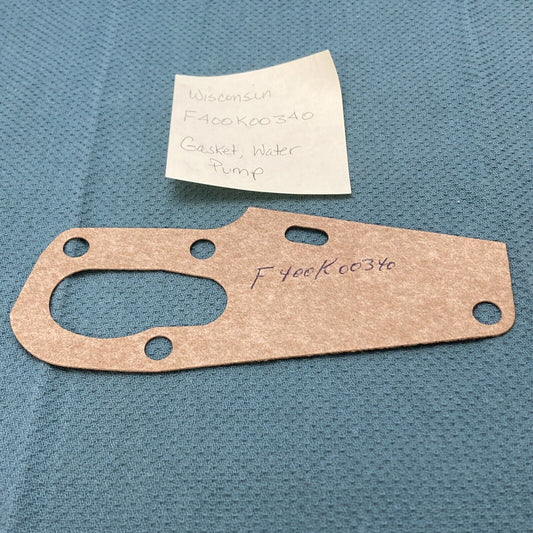 NEW REPLACES WISCONSIN F400K00340 GASKET, WATER PUMP