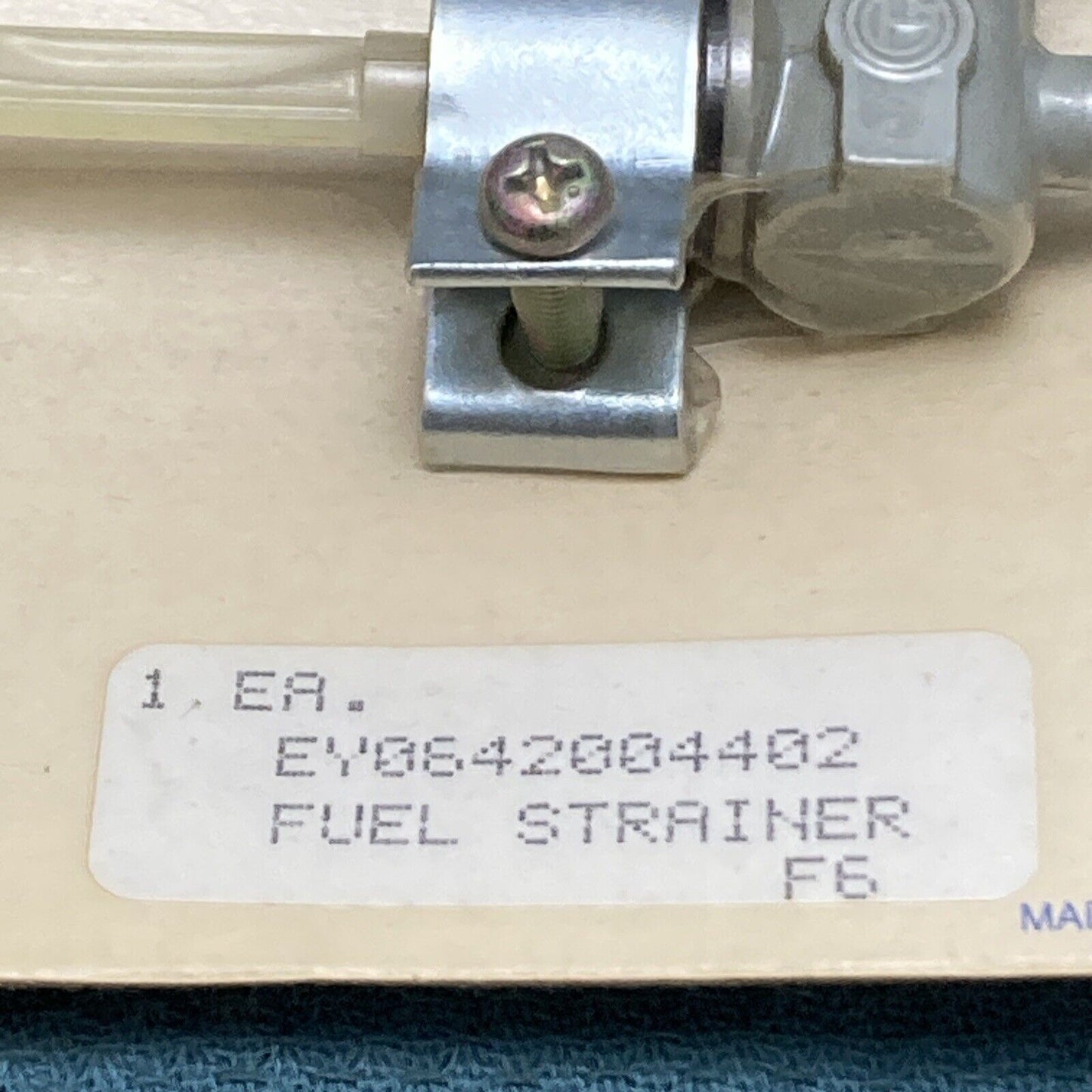 NEW GENUINE WISCONSIN ROBIN TELEDYNE TOTAL POWER 064-20044-02 FUEL STRAINER