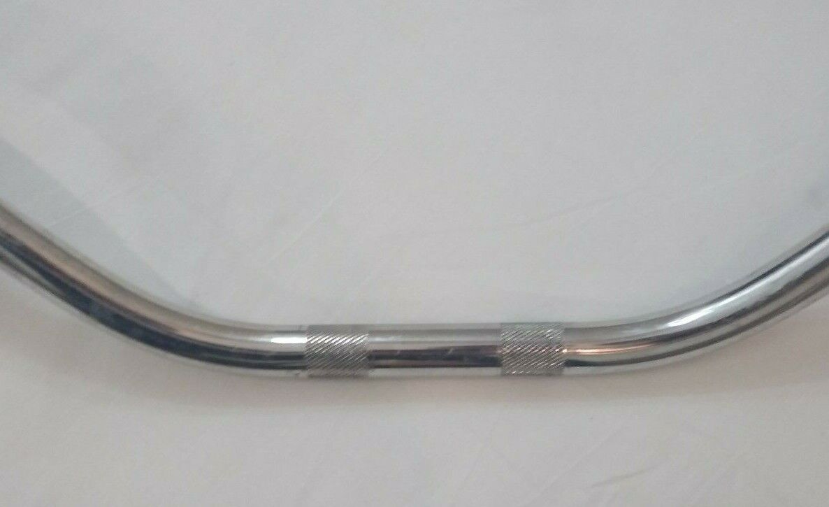 Chrome Motorcycle Handlebars 7/8" Width / 10" Handle Length / Full Length 39"