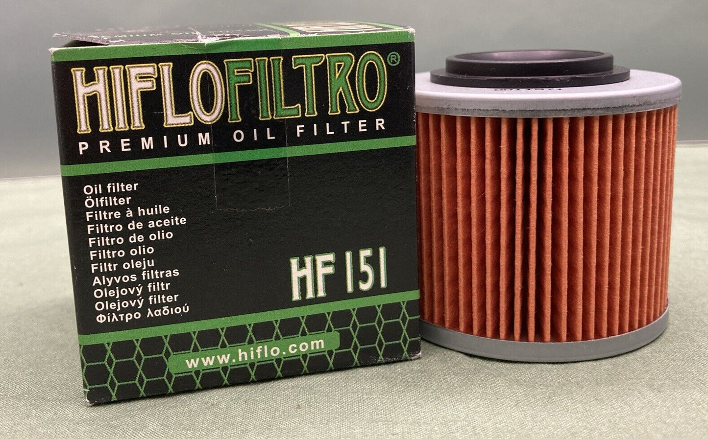 QTY 2 NEW GENUINE HIFLOFILTRO HF151 OIL FILTER