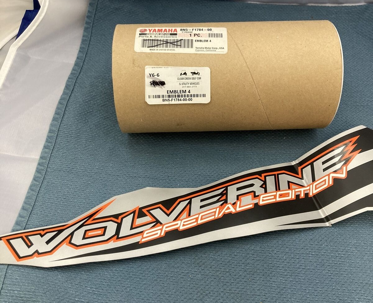NEW GENIUNE YAMAHA BN5-F1784-00 Emblem 4