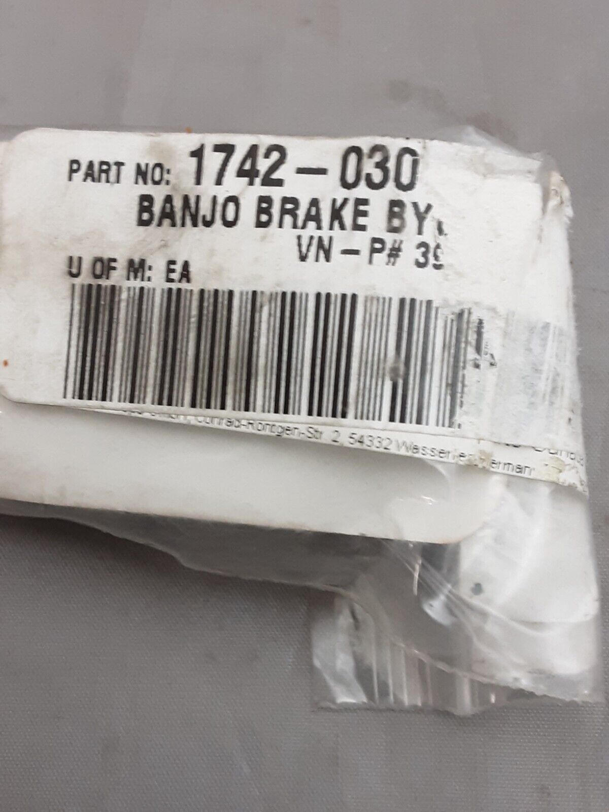 NEW GENUINE MAGNUM 1742-030 BANJO BRAKE BYO