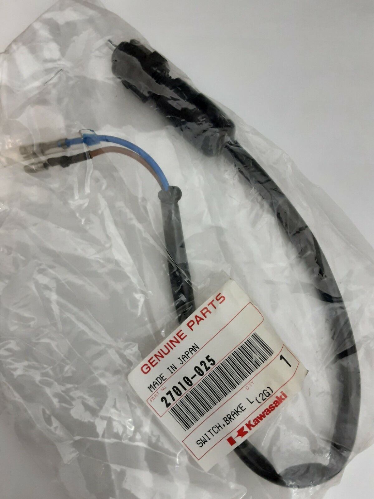NEW GENUINE KAWASAKI 27010-025 SWITCH, BRAKE LAMP KE100 EN450