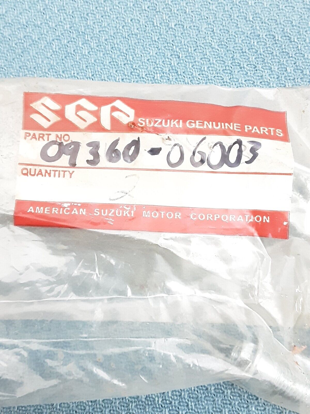 NEW GENUINE SUZUKI 09360-06003 UNION BOLT B100P B105 KT120 T200 TC200 T500 1968