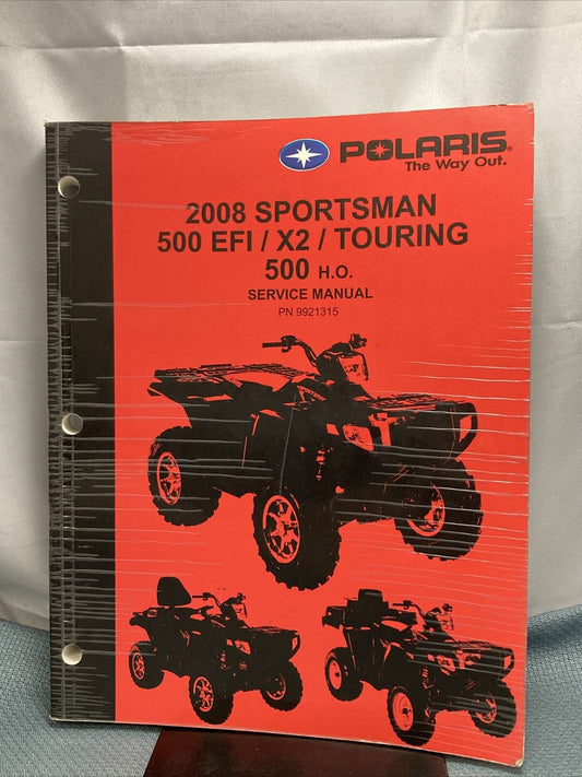 NEW POLARIS 9921315 SPORTSMAN 500 EFI/X2/TOURING 500 SERVICE MANUAL 2008