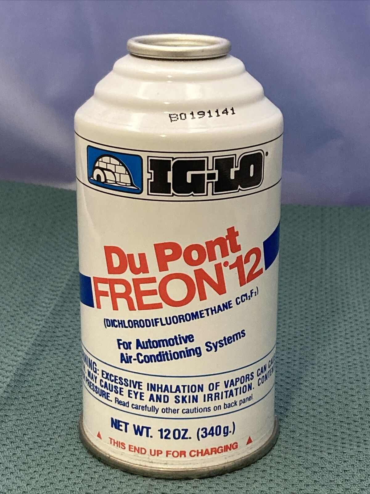 NEW IG-LO DU PONT FREON 12  12OZ CANS