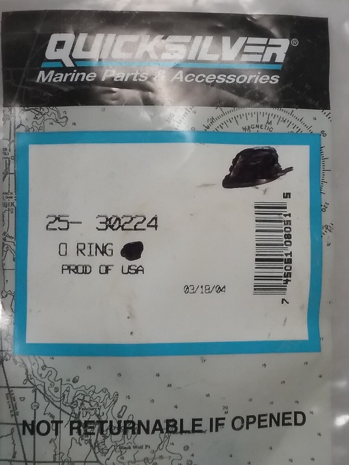 QTY5 NEW QUICKSILVER 25-30224 O-RING MERCURY OUTBOARD V6 & V8 OUTBOARDS