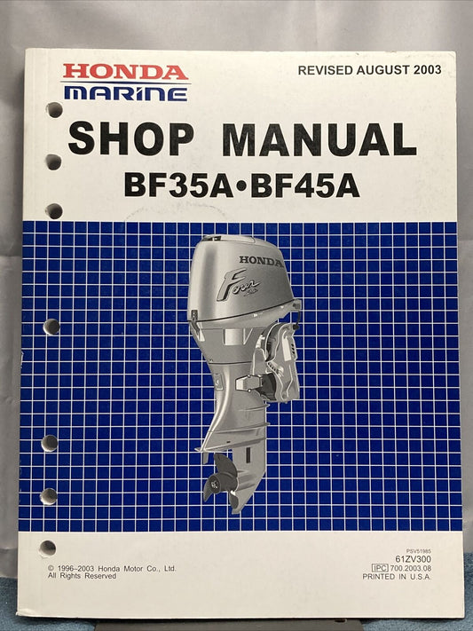 HONDA MARINE BF35A-BF45A SHOP MANUAL