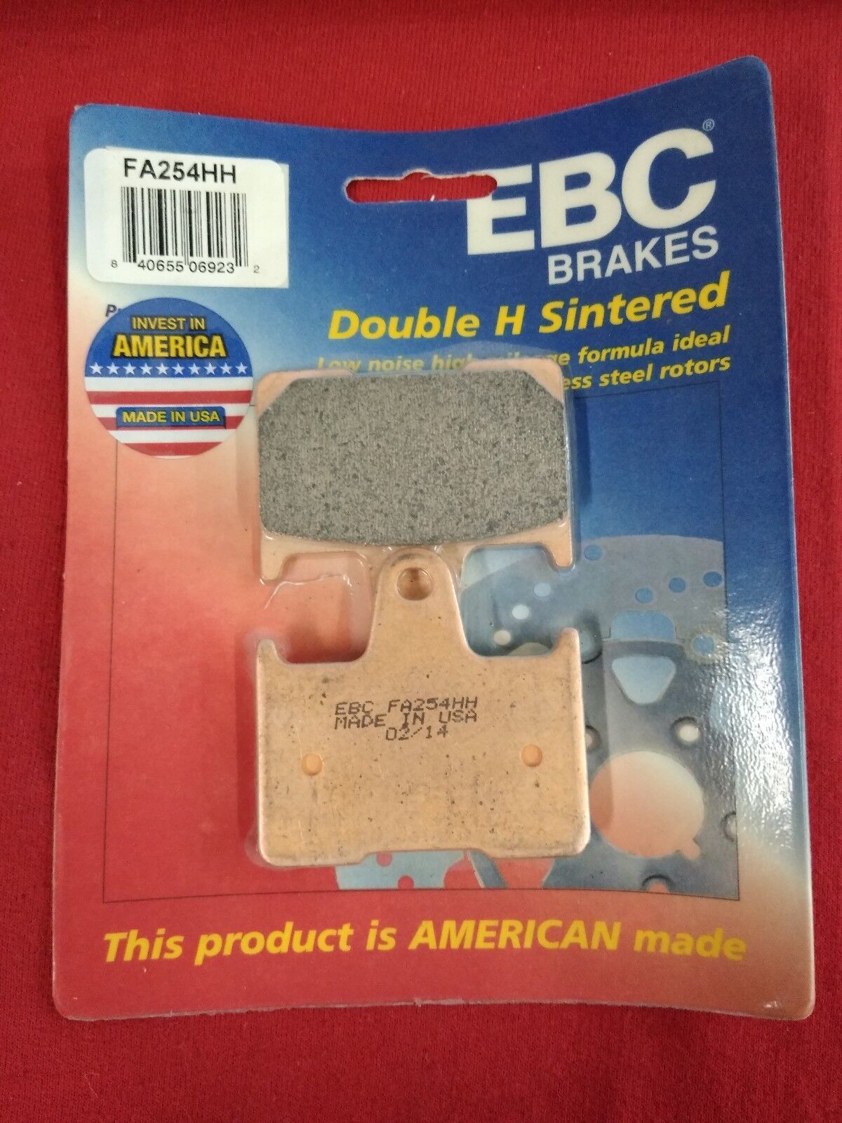 NEW EBC HH Rear Brake Pads 08 09 10 11 12 13 14 15 16 Kawasaki Concours FA254HH