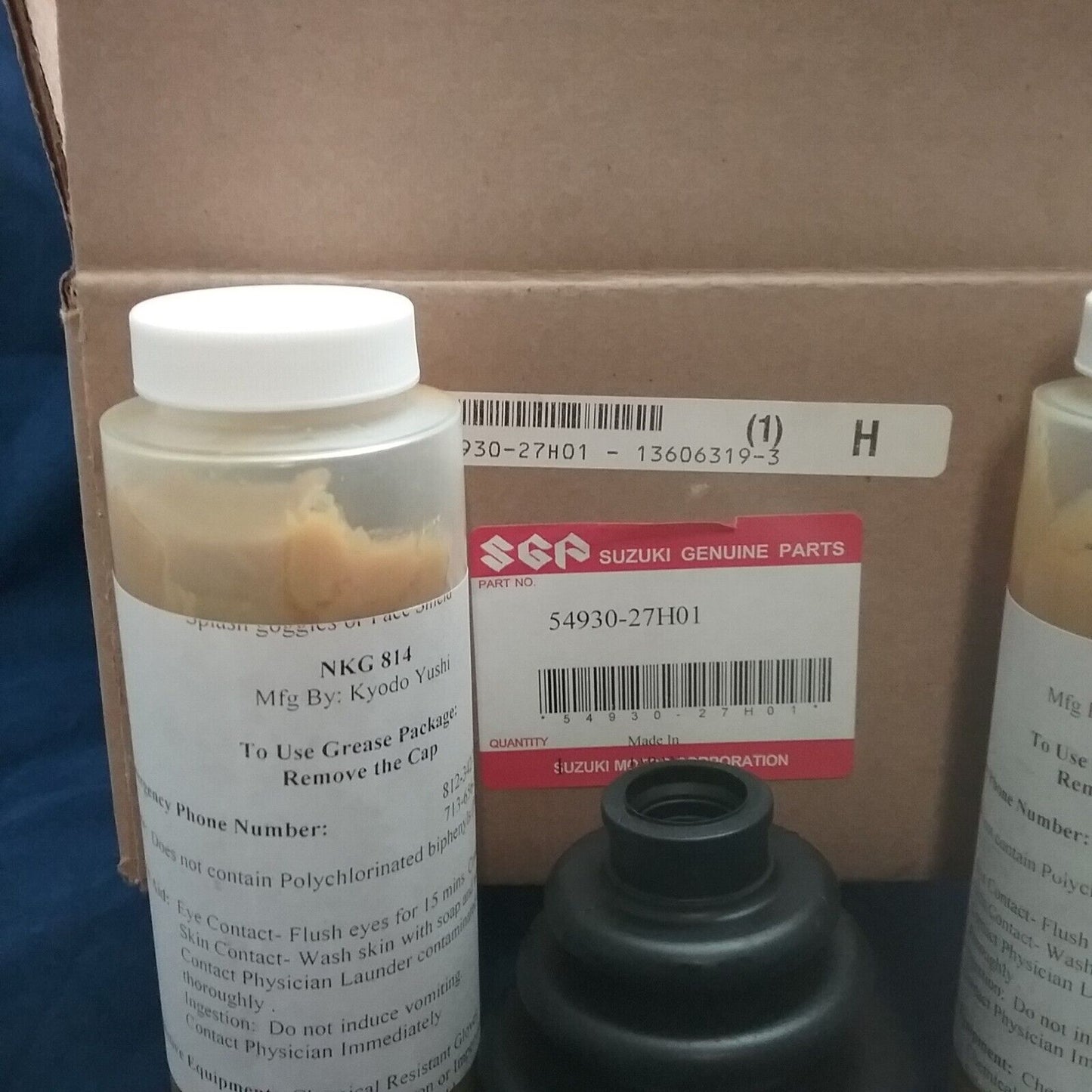 NEW GENUINE SUZUKI 54930-27H01 BOOT SET, OUTER FRONT DRIVE SHAFT KINGQUAD