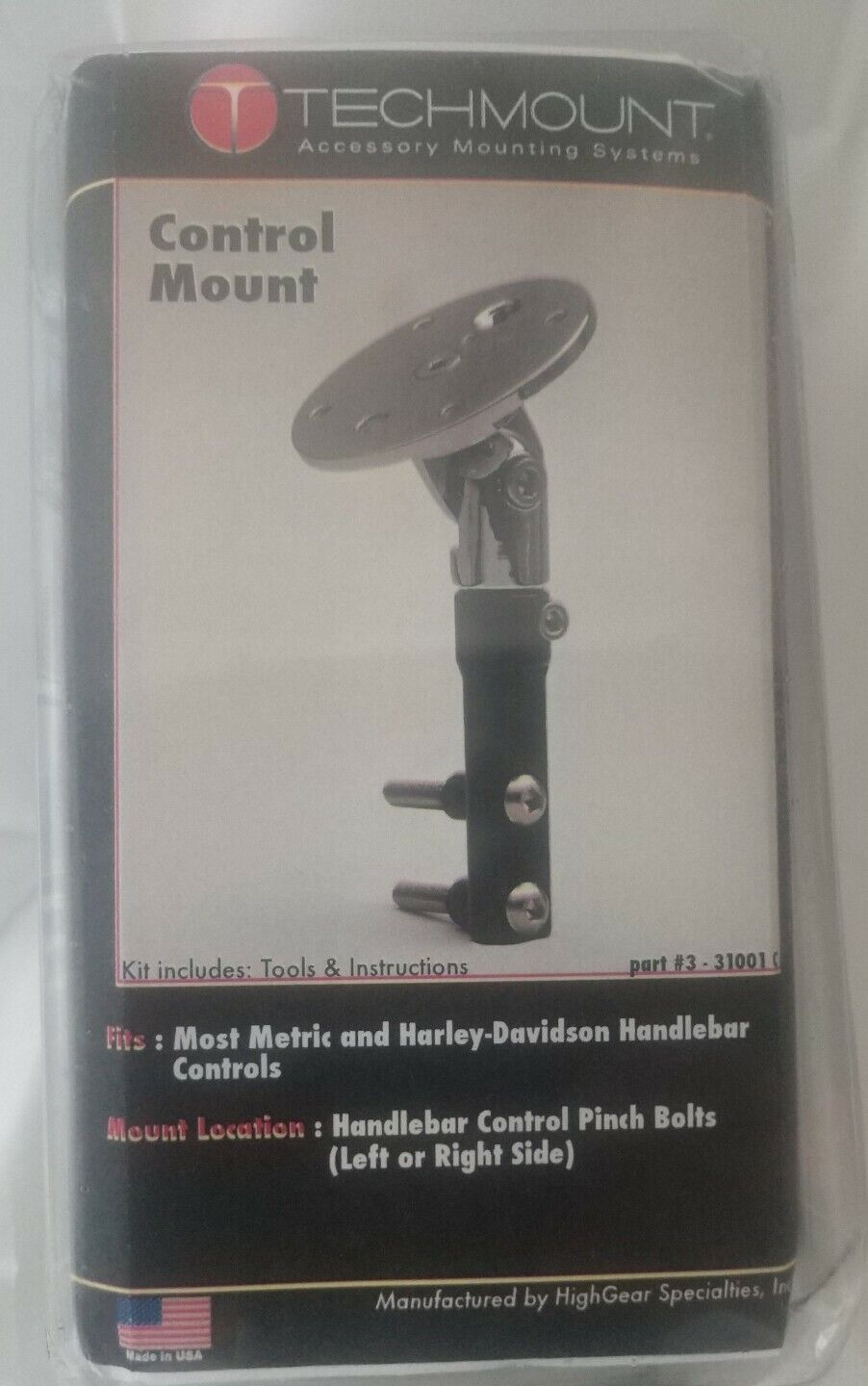 NEW GENUINE TechMount Mount Control HD Chrome / 3-31001C